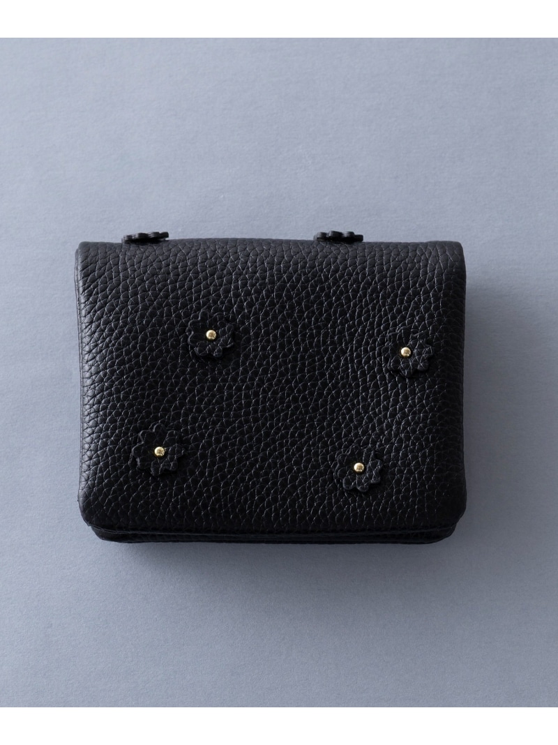 【SALE／5%OFF】Hashibami HASHIBAMI/スモールフラワー 小銭\u0026カードケース ギフト セットアップセブン 財布・ポーチ・ケース 財布 グリーン ブラック ブラウン【RBA_E】【送料無料】