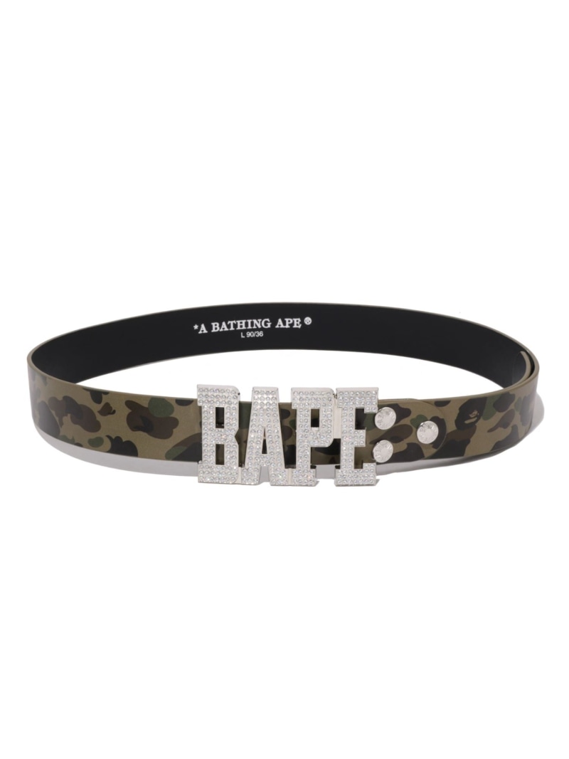 楽天市場】A BATHING APE アベイシングエイプ ベルト・バックル レッド