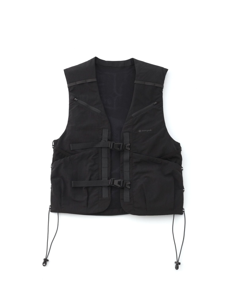 Snow Peak Water Cooling Device Vest スノーピーク トップス より良い・ジレ 黒いこと【貨物輸送無料】