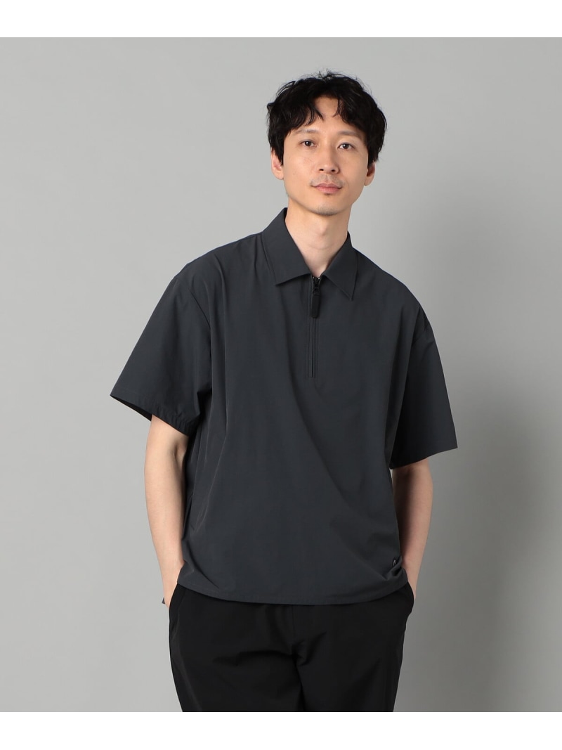 【SALE／40%OFF】β MEN ハーフジップ ポロシャツ コムサメン トップス カットソー・Tシャツ グレー ブルー【RBA_E】【送料無料】