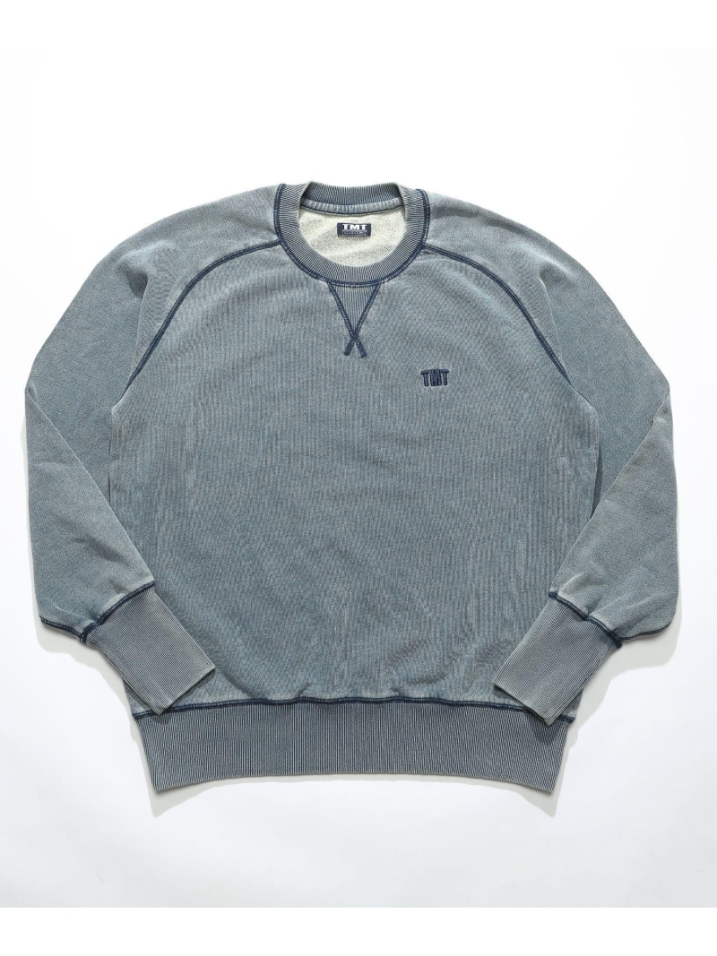 TMT PULL OVER SWEAT(INDIGO) ティーエムティー トップス スウェット・トレーナー グレー ブラック ネイビー【送料無料】