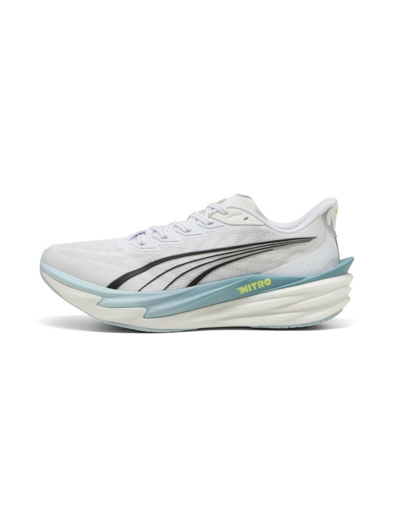 PUMA メンズ ディヴィエイト ニトロ 4 ランニングシューズ Deviate NITRO 4 プーマ シューズ・靴 スニーカー ホワイト【送料無料】