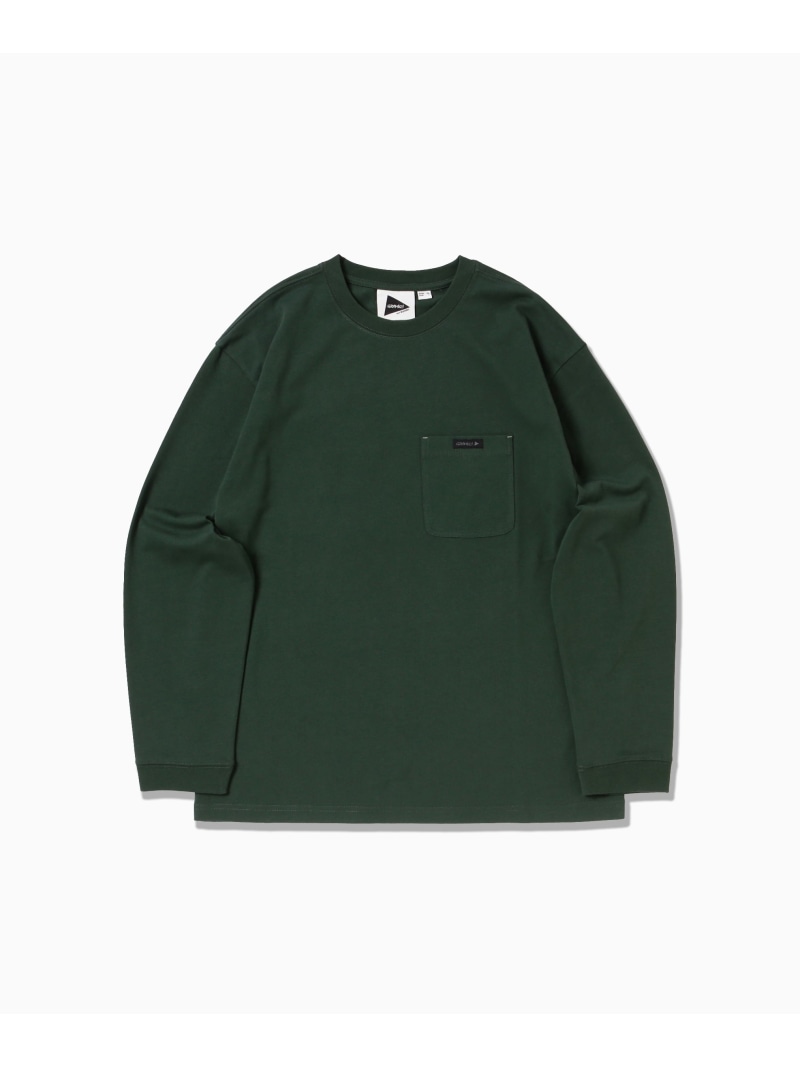 and wander GRAMICCI × and wander backprint L/S tee アンドワンダー トップス カットソー・プルオーバー 白いこと 黒いこと 緑であること【貨物輸送無料】
