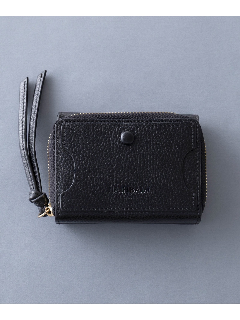 【SALE／5%OFF】Hashibami HASHIBAMI/真砂水飲み ミニウォレット 差し上げ物 セットアップ七つ 紙入れ・合切袋・入れもの 紙入れ 黒いこと 赤銅色 ゴールド【RBA_E】【貨物輸送無料】