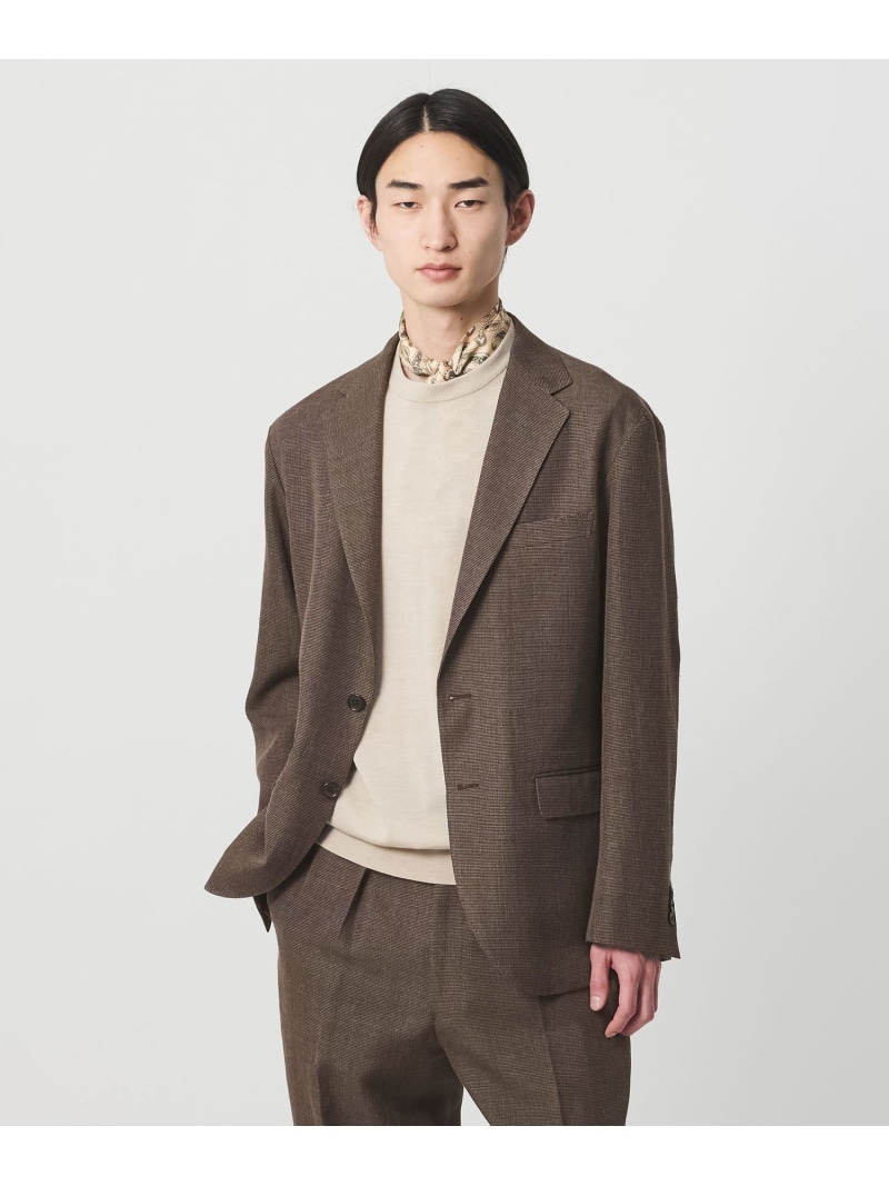 【SALE/40%OFF】UNITED ARROWS <SOVEREIGN>ピンヘッド 2ボタン テーラードジャケット RELAX MODEL ユナイテッドアローズ スーツ・フォーマル セットアップスーツ ブラウン【RBA_E】【送料無料】| Fashion Men