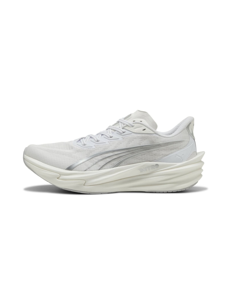 PUMA メンズ ディヴィエイト ニトロ 4 ランニングシューズ Deviate NITRO 4 プーマ シューズ・靴 スニーカー ホワイト【送料無料】