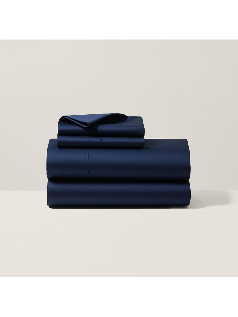 RALPH LAUREN HOME オーガニック 綿織物 サティーン ボックス席敷き妙/ダブル大きさ ラルフローレン 室内装飾・生きて行く雑貨 余分の物の室内装飾・生きて行く雑貨 米国海軍【貨物輸送無料】