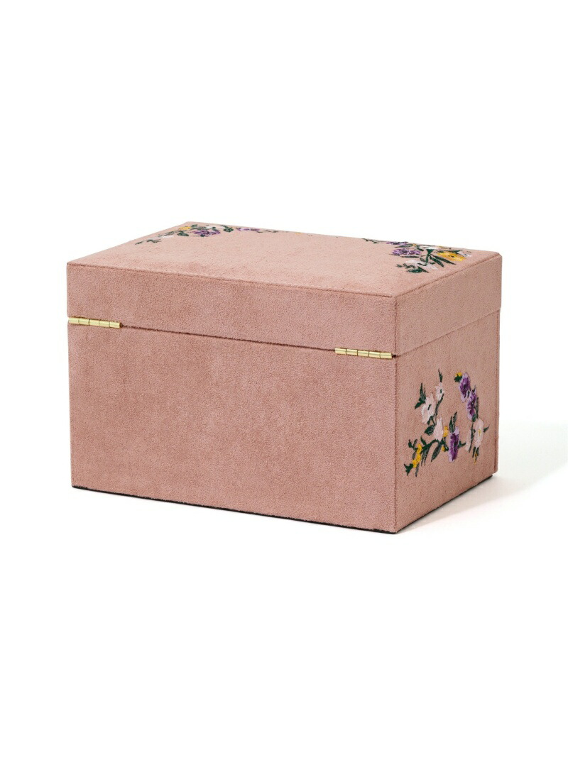 楽天市場 Sale Off Francfranc エンブロイダリー ジュエリーボックス S フランフラン 生活雑貨 収納用品 ピンク Rba E 送料無料 Rakuten Fashion Men