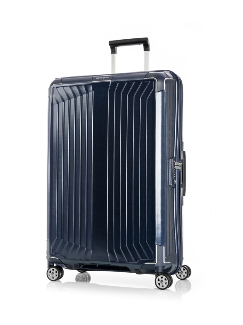Samsonite 【堅苦しさ】サムソナイト 点火装置ボックス席 スピナー75 旅行バッグ 1週 サムソナイト 御徒面子 旅行バッグ・キャリーバッグ 白いこと 青碧 黒いこと【貨物輸送無料】