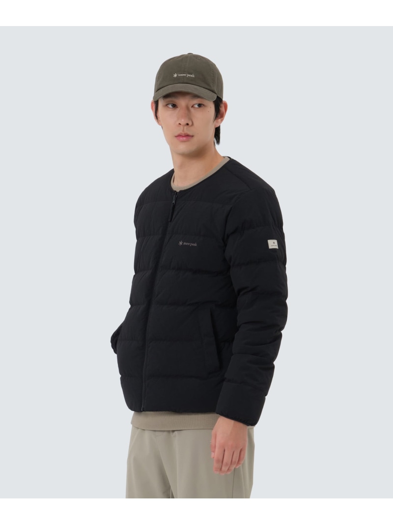 Snow Peak Land Lightweight Down Jacket スノーピーク ジャケット・アウター ダウンジャケット・ダウンベスト ブラック カーキグリーン グレー【送料無料】