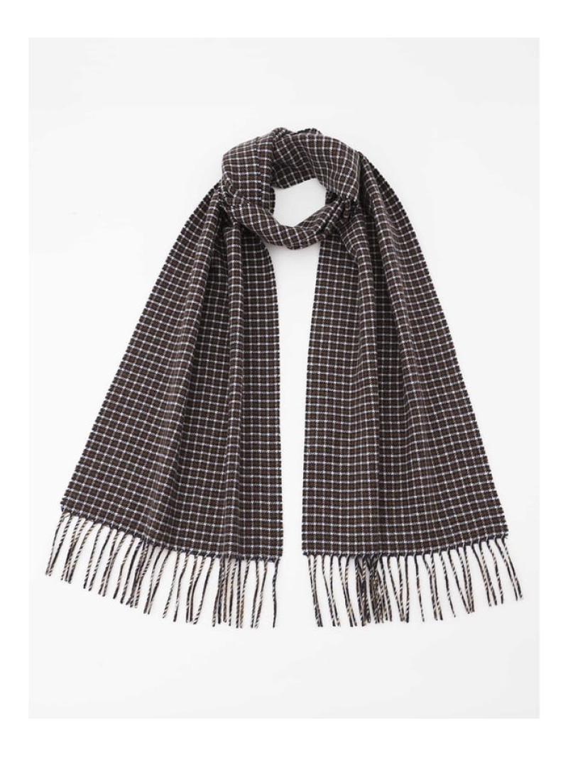 【SALE/30%OFF】Aquascutum MEN カシミヤマフラー アクアスキュータム ファッション雑貨 マフラー・ストール・ネックウォーマー ネイビー ブラウン【RBA_E】【送料無料】| Fashion Men