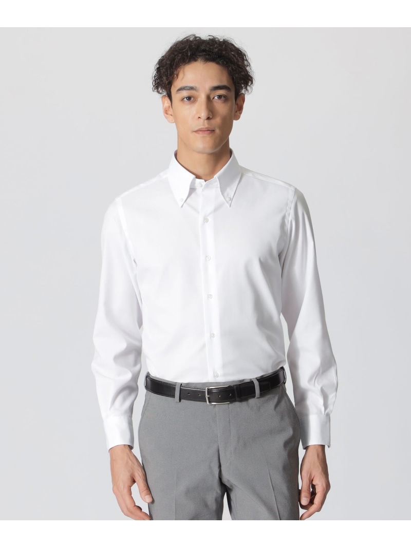 【SALE／37%OFF】Paul Stuart 【イージーケア】ロイヤルオックス チェルシーカラードレスシャツ ポール・スチュアート トップス シャツ・ブラウス ネイビー ホワイト ブルー【RBA_E】【送料無料】