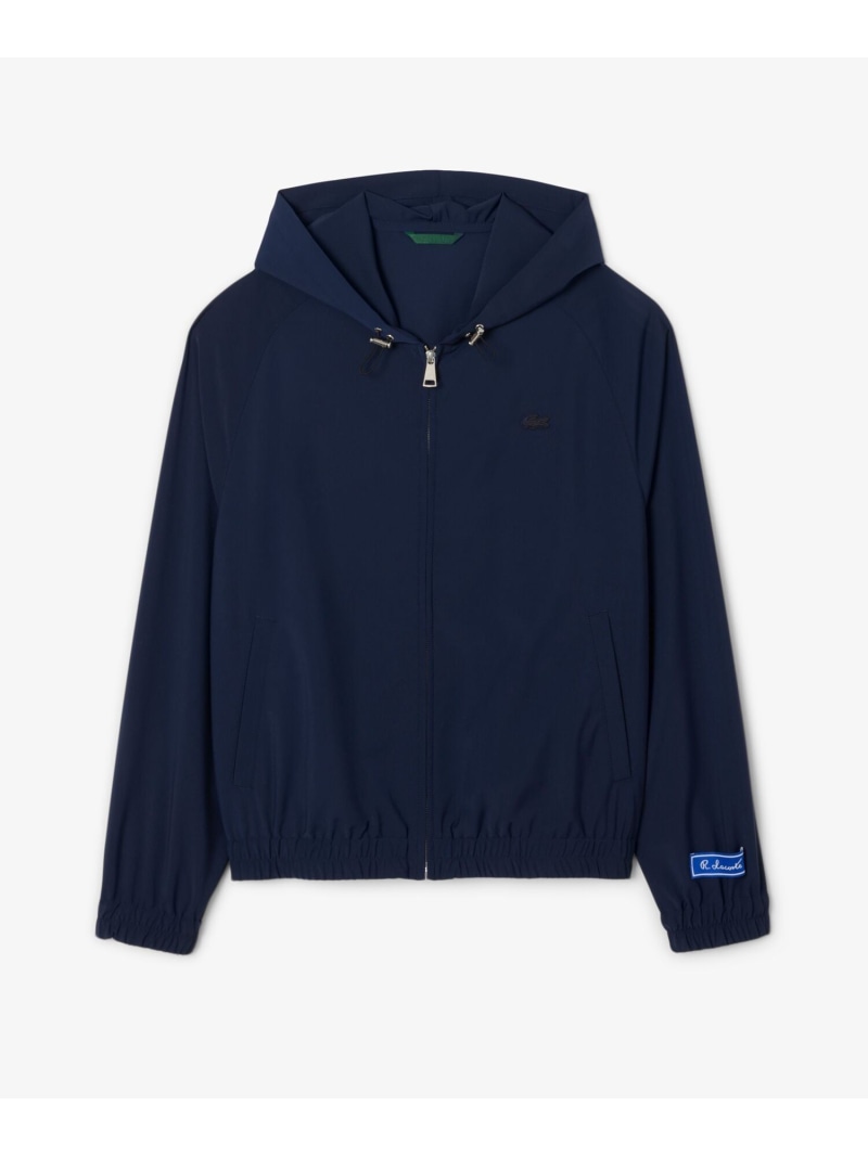 【SALE／30%OFF】LACOSTE ウールブレンドフランネルジップジャケット ラコステ ジャケット・アウター ブルゾン・ジャンパー ネイビー【RBA_E】【送料無料】
