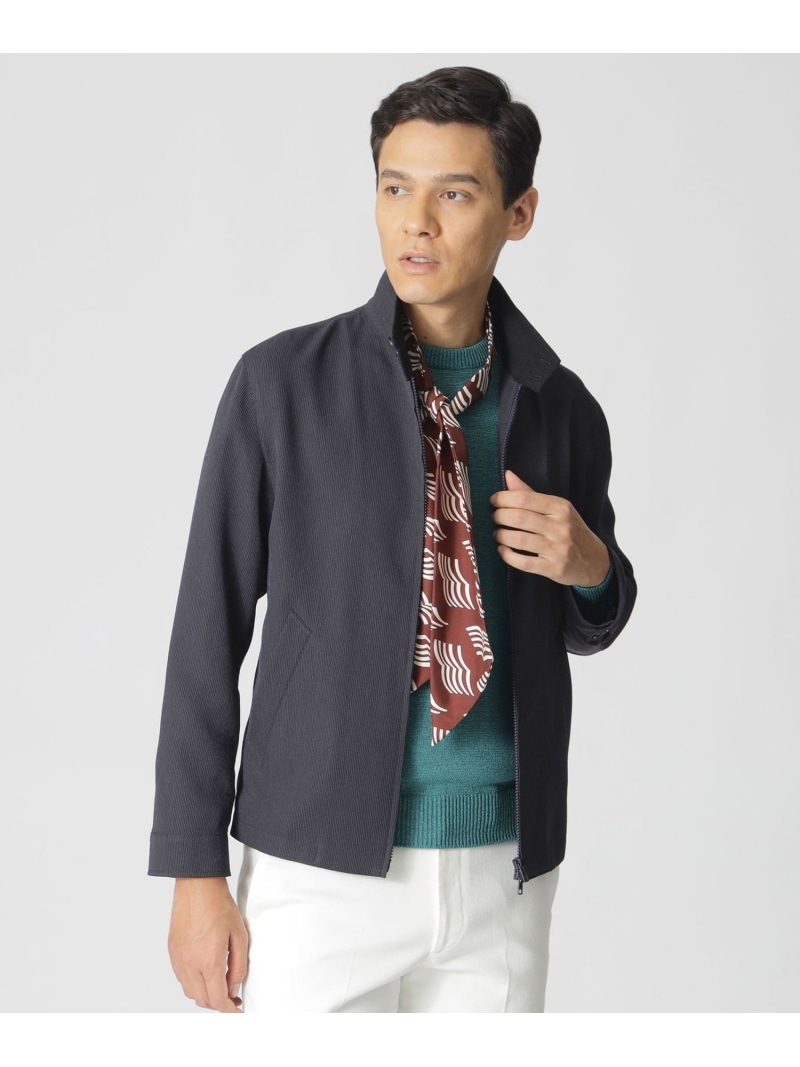 【SALE／16%OFF】Paul Stuart フロータブルサッカーG4ブルゾン ポール・スチュアート ジャケット・アウター ブルゾン・ジャンパー ベージュ ネイビー【RBA_E】【送料無料】