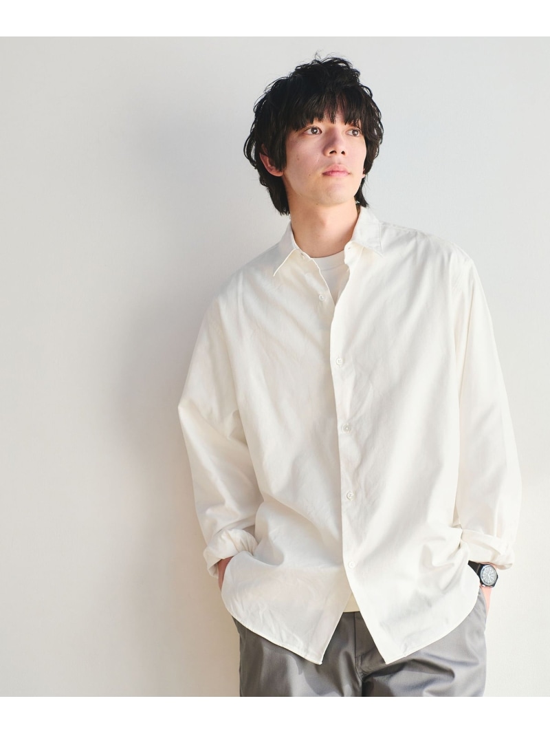 UNITED ARROWS green label relaxing FINE ベーシック スビン オックスフォード ジャストルーズ プルオーバー ユナイテッドアローズ グリーンレーベルリラクシング トップス プルオーバー・トップ 白いこと 薄墨色【貨物輸送無料】