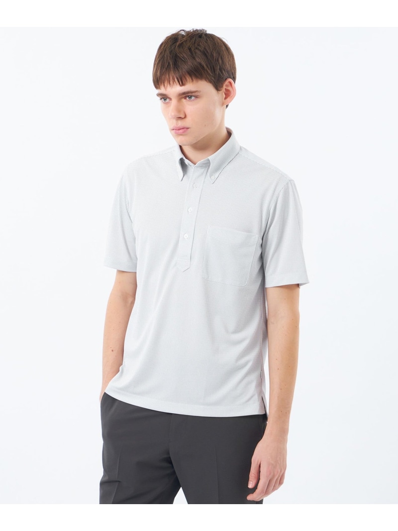 【SALE／33%OFF】MACKINTOSH PHILOSOPHY トロッター ボタンダウンポロ プリント柄バリエーション マッキントッシュ フィロソフィー トップス シャツ・ブラウス ブルー ネイビー グレー【RBA_E】【送料無料】｜ Fashion Men
