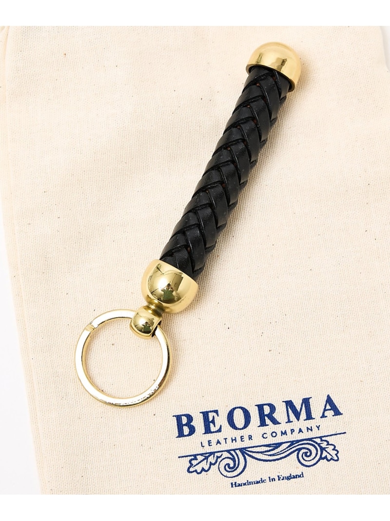 ABAHOUSE LASTWORD 【BEORMA/ベオーマ】レザーキーフォブ/キーホルダーP0094 アバハウス ファッション雑貨 チャーム・キーチェーン ブラック【送料無料】| Fashion Men
