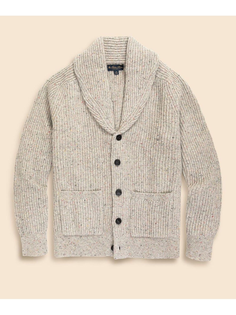 【SALE／30%OFF】BROOKS BROTHERS ドネガルウール 肩かけ色つや ジレー ブルックス ブラザーズ トップス ジレー 薄墨色 ベージュ【RBA_E】【貨物輸送無料】