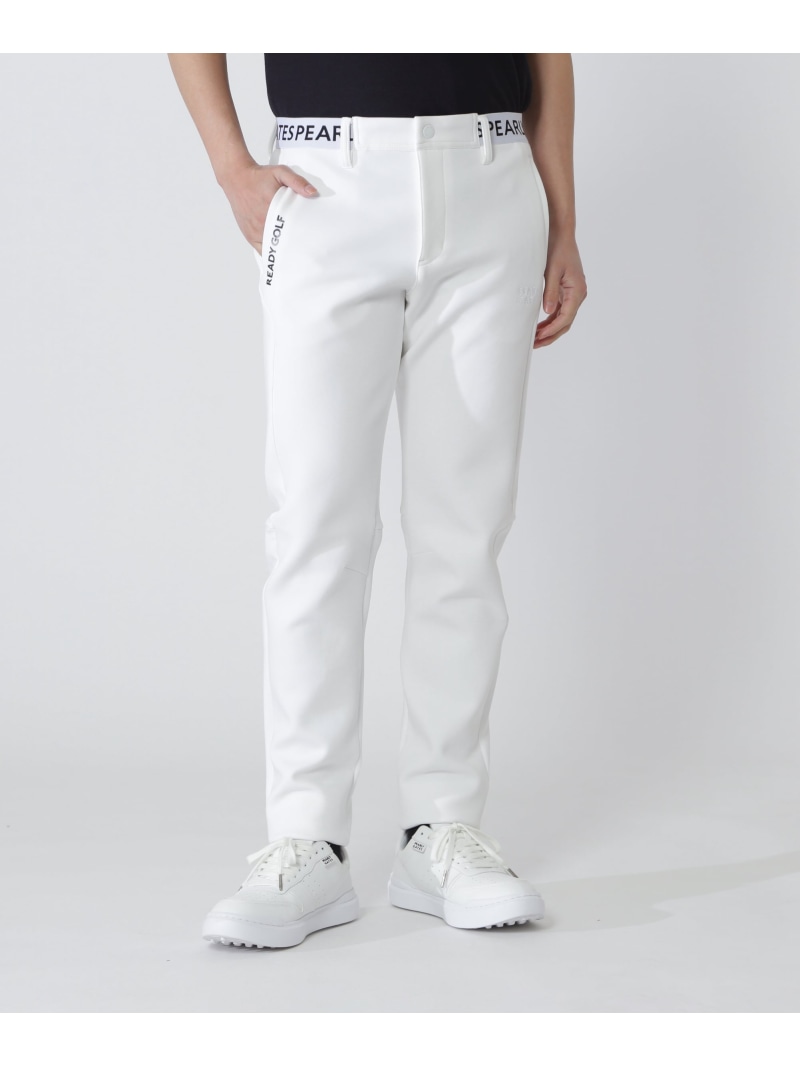 PEARLY GATES T/Cストレッチダンボールパンツ パーリーゲイツ パンツ その他のパンツ ホワイト ネイビー グレー【送料無料】| Fashion Men