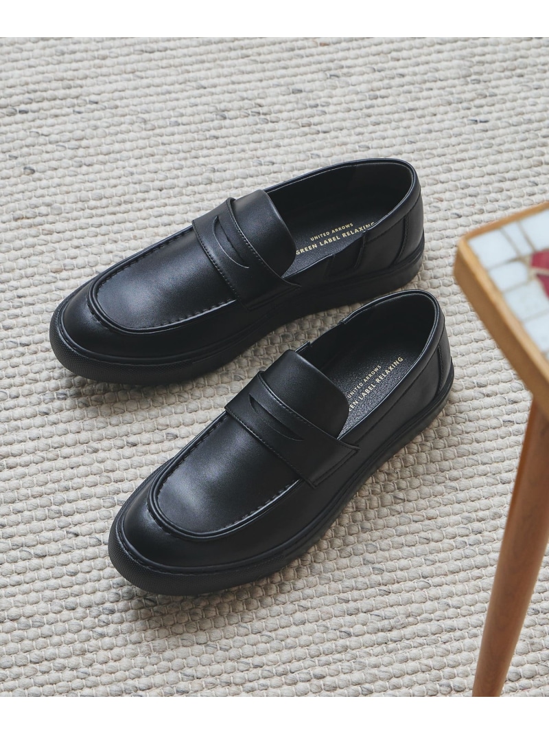 UNITED ARROWS green label relaxing GLR 姿勢ゴア 置き目毛革 スニーカー ユナイテッドアローズ グリーンレーベルリラクシング シューズ・靴 スニーカー 緑であること 黒いこと【貨物輸送無料】