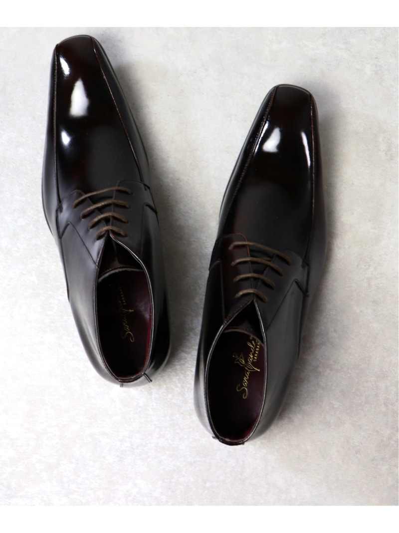 【SALE／10%OFF】SARABANDE 本革 オフィスカジュアル ビジネス ドレスブーツ ☆7775 サンエーフットウェアー シューズ・靴 ブーツ ブラウン ブラック【RBA_E】【送料無料】