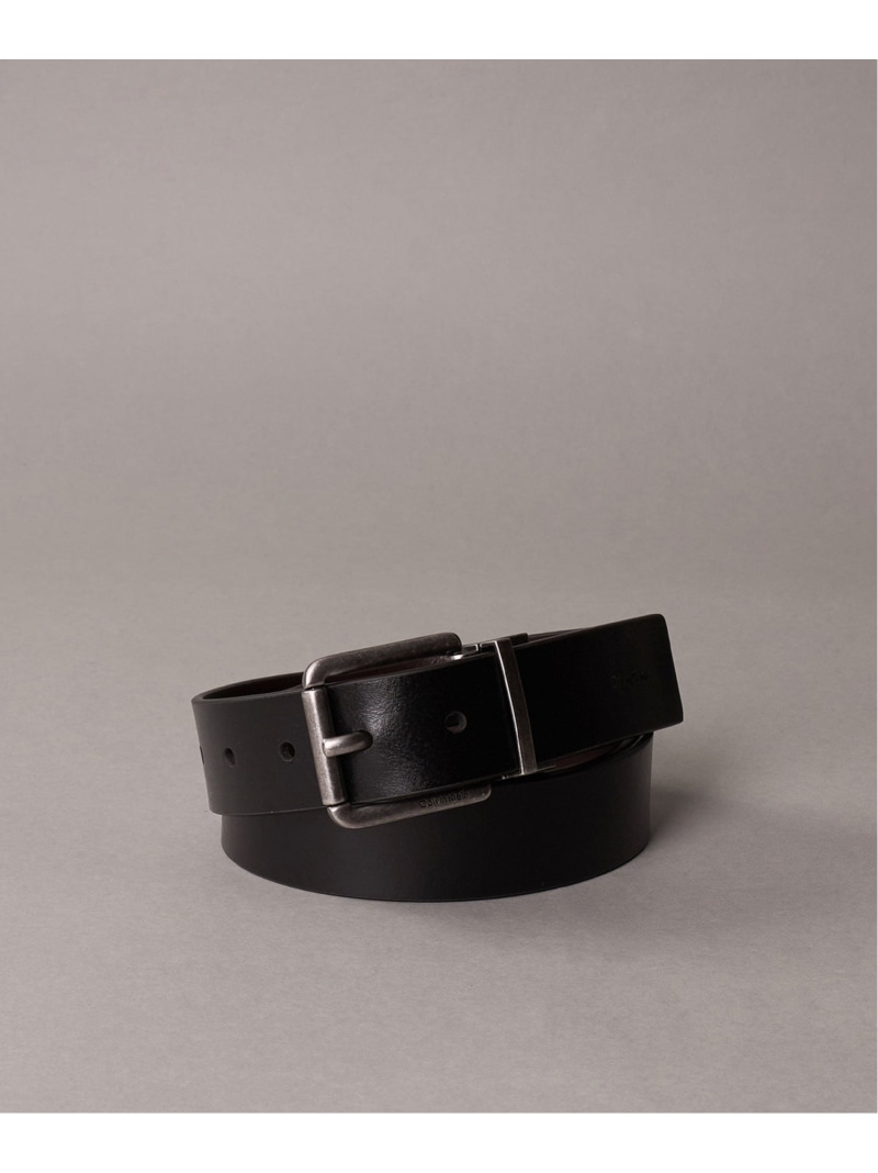 Calvin Klein Jeans Accessory (M)【堅苦しさ販売店】 カルバンクライン リバーシブルブラックベルト 35MM Calvin Klein Jeans Accessory 4D7103G カルバン・クライン 流行り物雑貨 胴締め 黒いこと【貨物輸送無料】