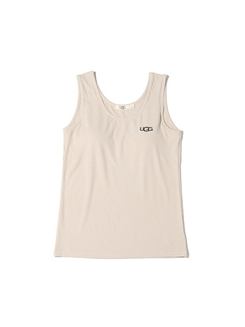 Ugg リブ アトモスピンク タンクトップ Beige