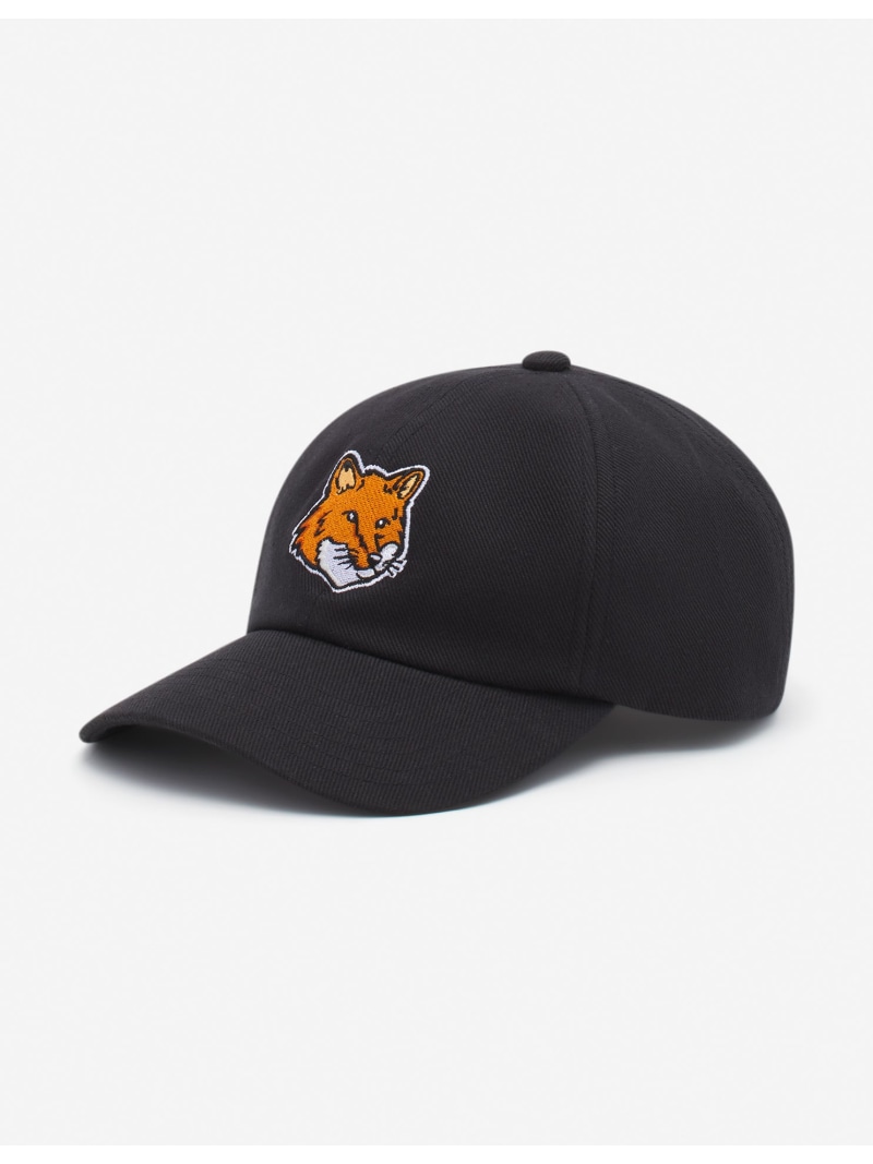 メゾンキツネ　キャップ　DOUBLE BOLD FOX HEAD 6P CAP DOUBLE BOLD FOX HEAD CAP（キャップ）｜Maison Kitsune（メゾン