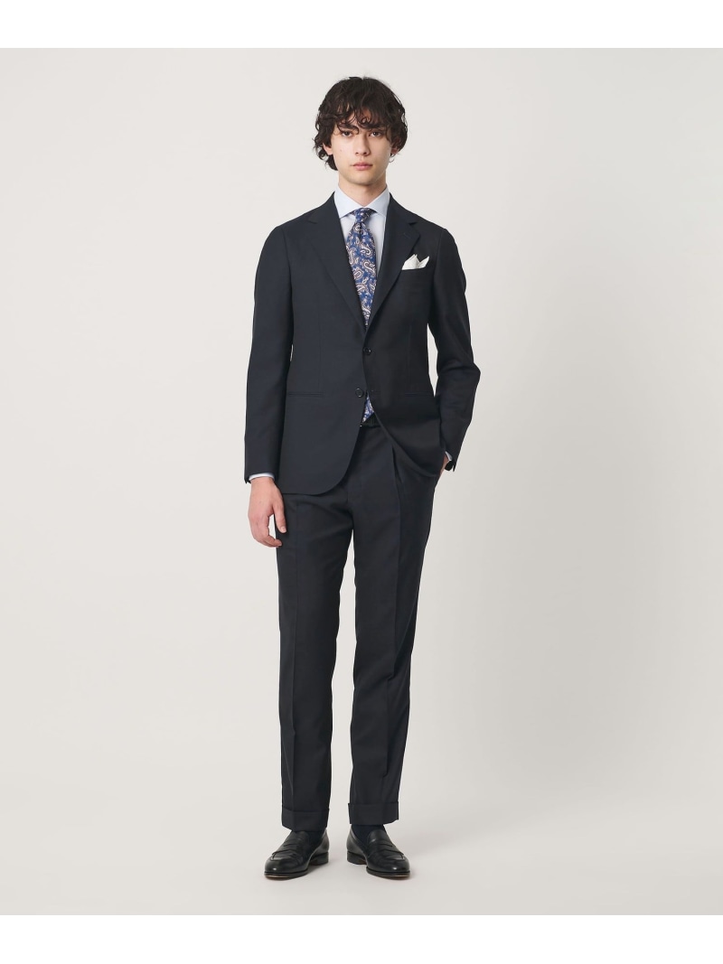 UNITED ARROWS ファンシーウィーブ シングル 3名取り草 背広  LIGHT S-MODEL ユナイテッドアローズ 背広・フォーマル セットアップ背広 薄墨色 米国海軍【貨物輸送無料】