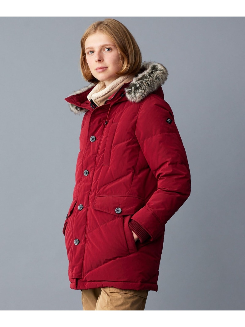 【SALE／30%OFF】JOSEPH ABBOUD 【サスティナブル/ECO撥水/ECOファー/9ポケット/男女兼用】Pe/Nyピーチ ダウンコート ジョセフアブード ジャケット・アウター ダウンジャケット・ダウンベスト パープル ブラック ホワイト ネイビー レッド【RBA_E】【送料無料】｜ Fashion Men