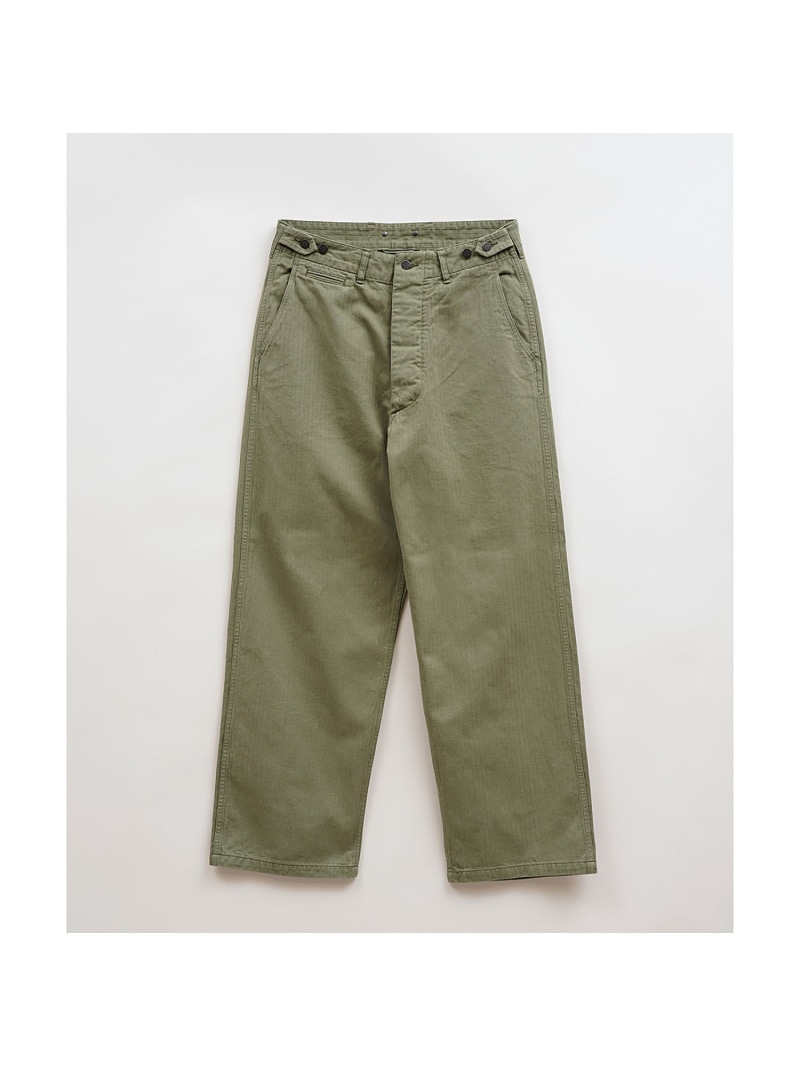 Nigel Cabourn 【公式】ナイジェル・ケーボン / MAN / M43モディファイミックスパンツ ナイジェル・ケーボン パンツ その他のパンツ グリーン【送料無料】