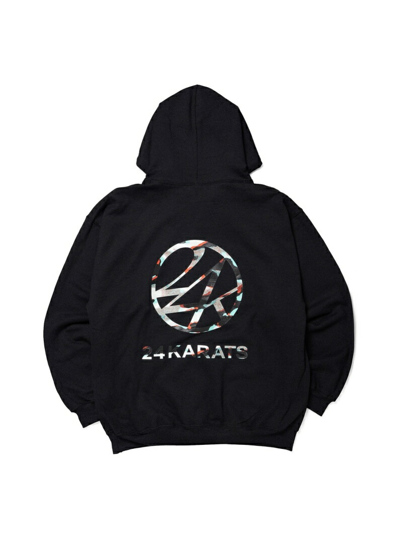 最も 24karats 24karats M 3d Camo Hoodie バーチカルガレージ カットソー パーカー ブラック 送料無料 海外輸入