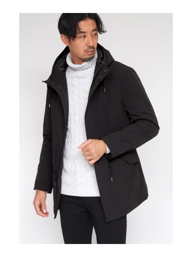 HIGH STREET HIGH STREET∴CORDURAモッズコート トルネードマート ジャケット・アウター ブルゾン・ジャンパー ブラック カーキグリーン【送料無料】