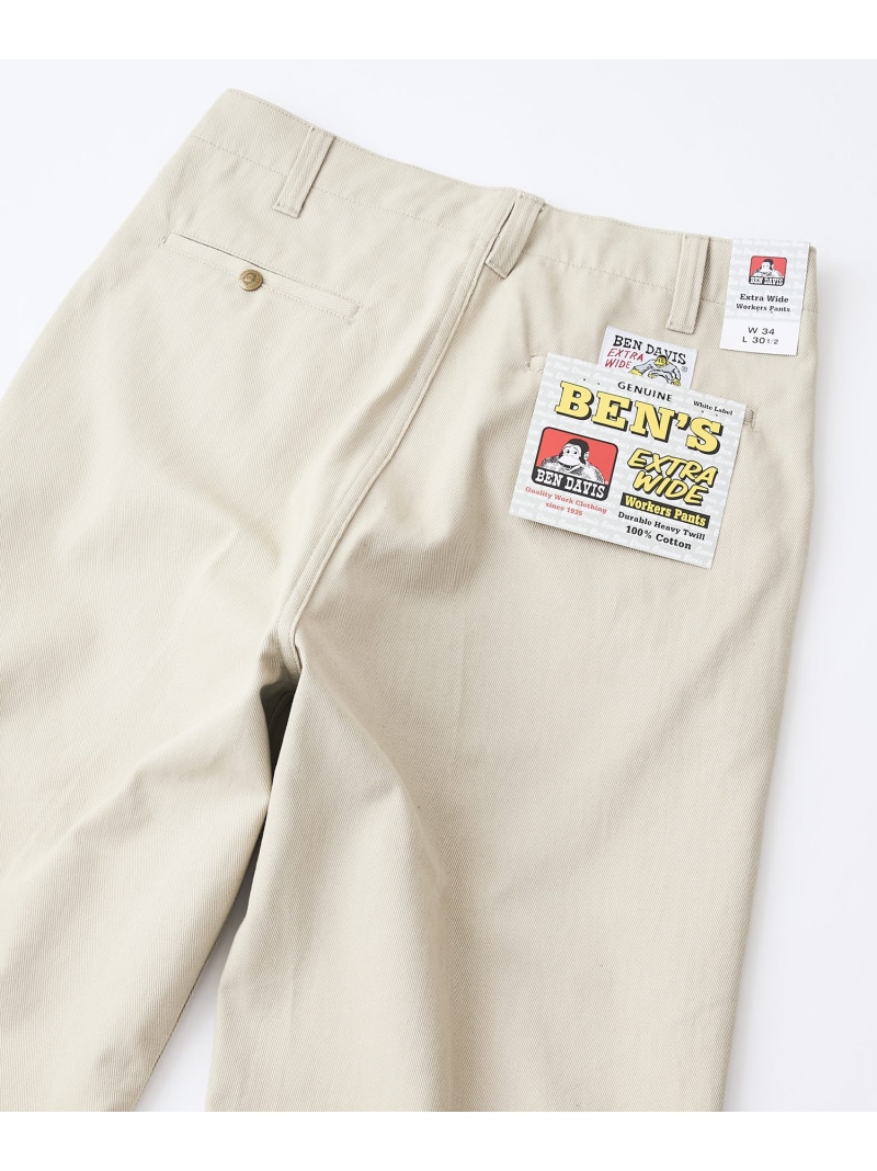 BEN DAVIS BEN DAVIS/(M)EXTRA WIDE PANTS 23180009 ジーンズメイト パンツ その他のパンツ ベージュ グレー ブラウン ブラック【送料無料】| Fashion Men