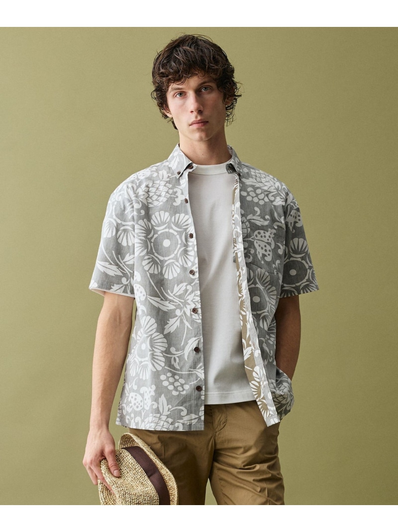 JOSEPH ABBOUD 【老舗アロハシャツブランドとコラボ・限定色あり】カハラアロハ シャツ ジョセフアブード トップス シャツ・ブラウス ベージュ ピンク ホワイト【送料無料】| Fashion Men
