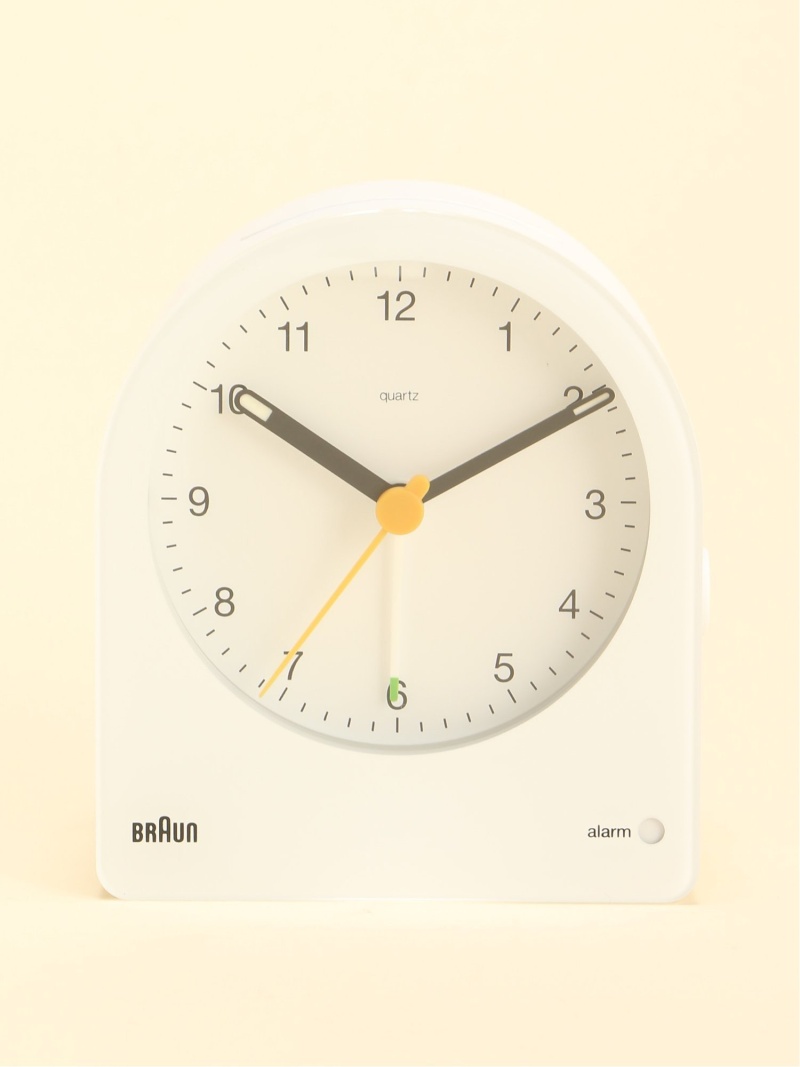 Braun U Braun Analog Alarm Clock 22w 茶色 生きる雑貨 置き時辰儀 送料無料 Braun ユニセックス 生活雑貨 ブラウン Pasadenasportsnow Com