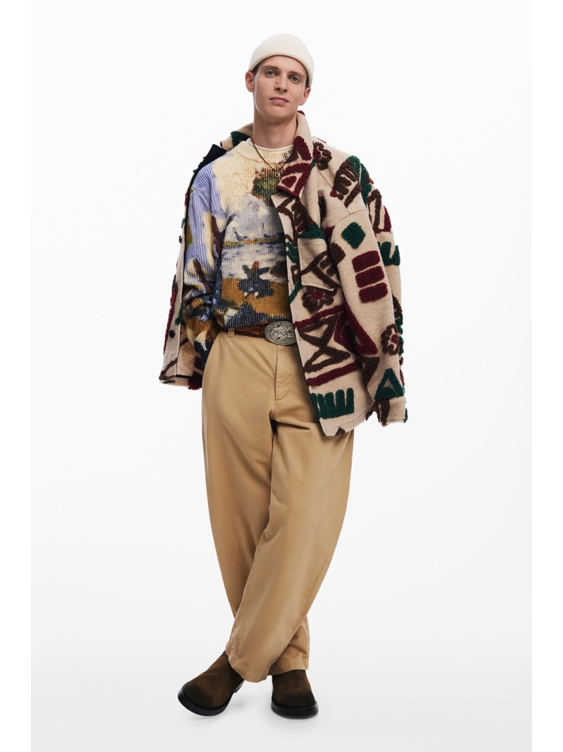 【SALE/30%OFF】Desigual TEXAS ロングパンツ デシグアル パンツ その他のパンツ ベージュ【RBA_E】【送料無料】| Fashion Men