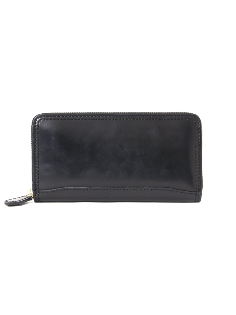 AVIREX 《AVIREX / HORWEEN》SHELL CORDOVAN ROUND ZIPPER LONG WALLET / アヴィレックス ファッション雑貨 その他のファッション雑貨 ブラック【送料無料】