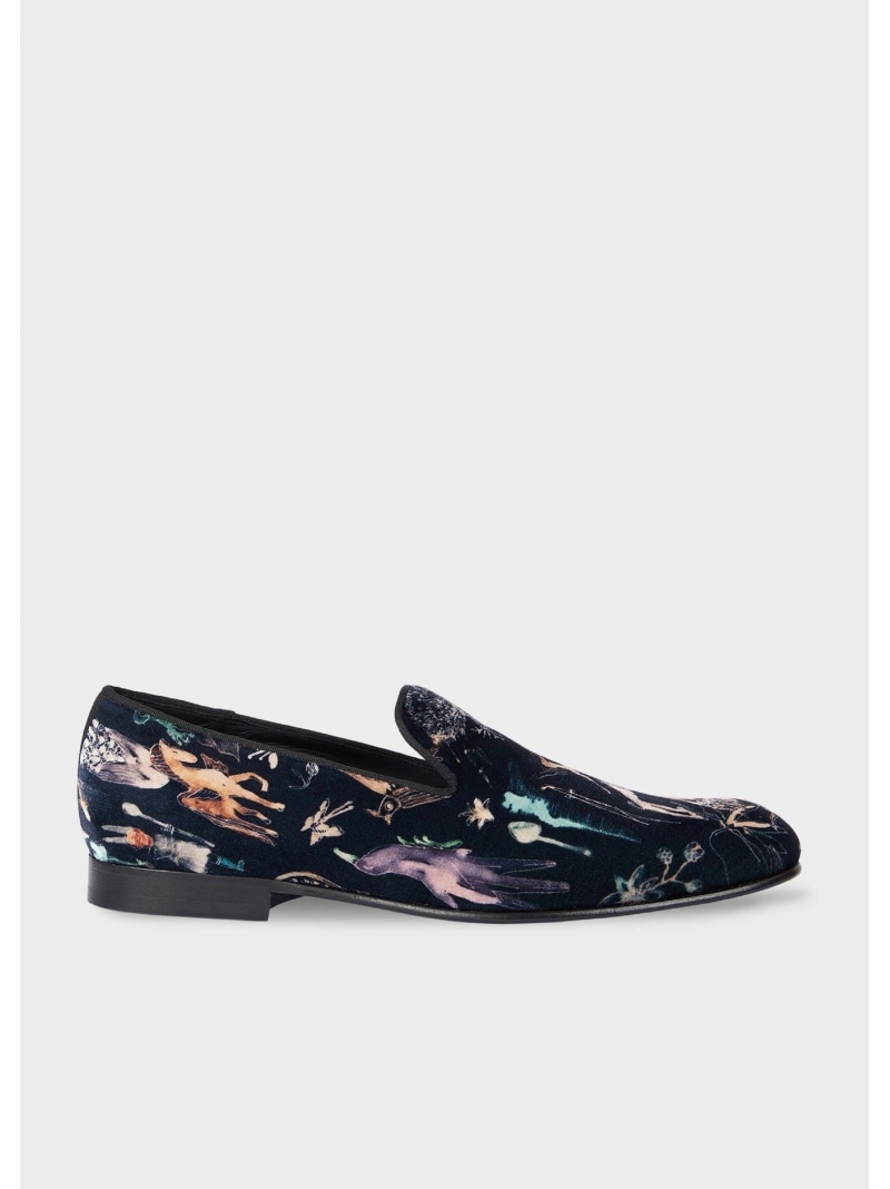 Paul Smith \"Little Beasts\"" \""Rudyard\"" 天鵞絨 置き目毛革 極点・スミス シューズ・靴 余分の物のシューズ・靴 米国海軍【貨物輸送無料】"