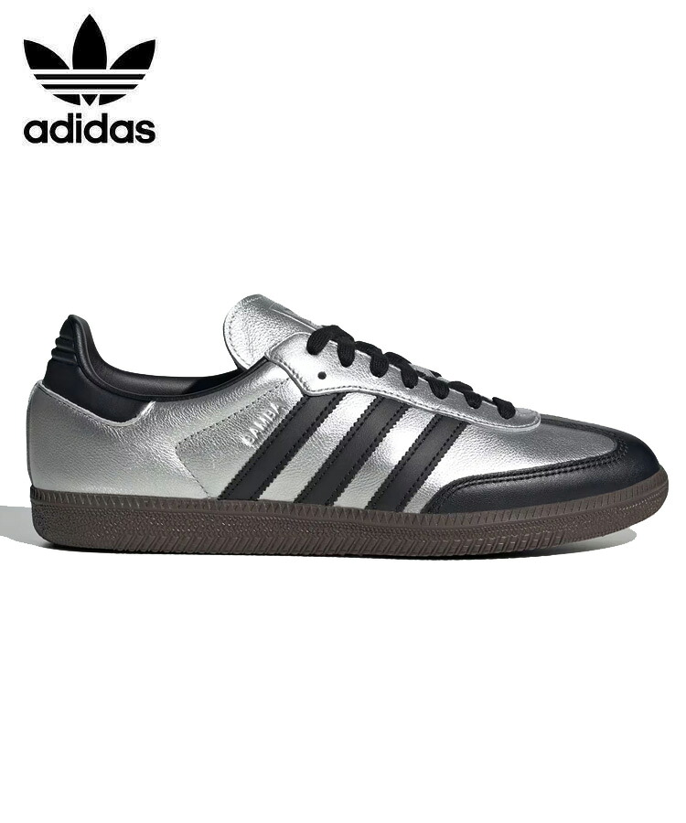アディダス adidas サンバ SAMBA OG シルバーメタリック KI8464 スニーカー レディース メンズ シューズ ローカット 新作 国内正規品 2025AW 靴 くつ ウィメンズ ユニセックス