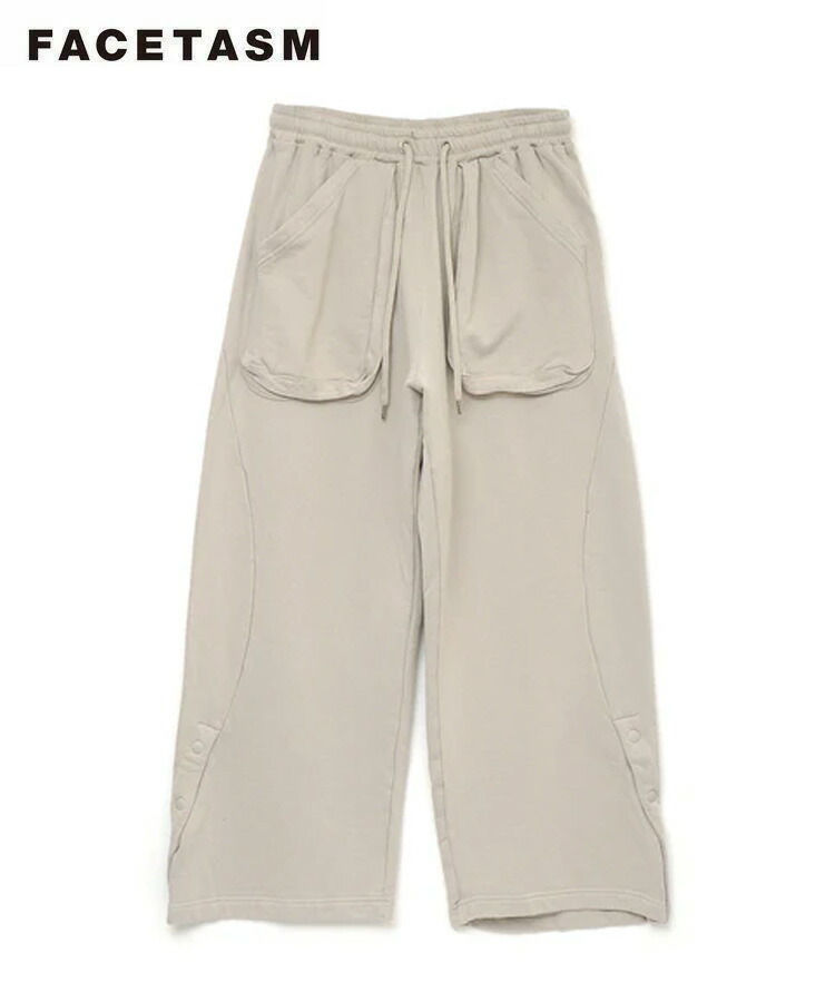 FACETASM ファセッタズム パンツ メンズ FLOWING SWEAT PANTS ベージュ JOO-PT-U11 スウェットパンツ ボトムス オーバーサイズ ユニセックス レディース