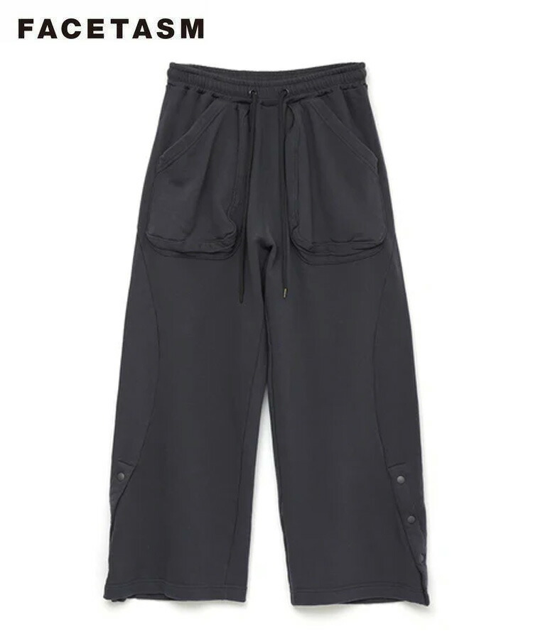 FACETASM ファセッタズム パンツ メンズ FLOWING SWEAT PANTS スモークネイビー JOO-PT-U11 スウェットパンツ ボトムス オーバーサイズ ユニセックス レディース