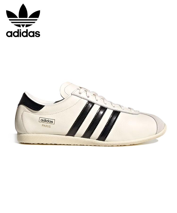 アディダス adidas レディース スニーカー PARIS W コアホワイト IH6792 ONJ77 シューズ ローカット 新作 国内正規品 2026SS ロゴ 靴 くつ ユニセックス