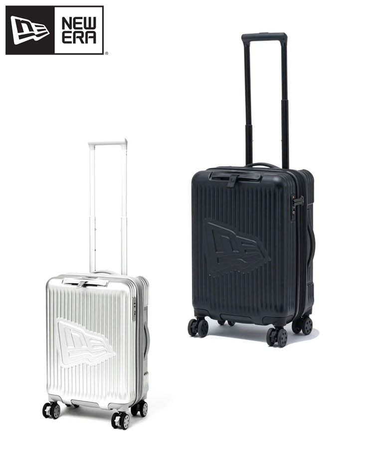 NEW ERA ニューエラ スーツケース Wheel Carry Case SMALL 33L 38L キャリーケース 14409928 14409929 キャリーバッグ ロゴ 海外旅行 旅行 トラベルグッズ 旅行用品 メンズ レディース ユニセックス 国内正規品 ブラック グレー