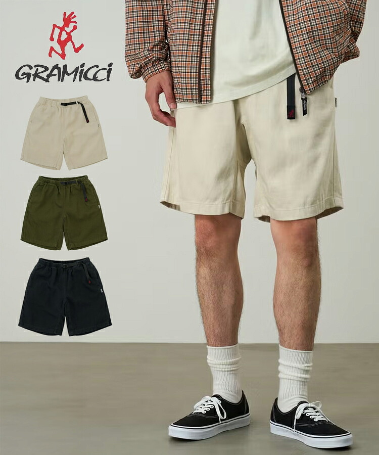 GRAMICCI グラミチ メンズ パンツ ショート HEMP G-SHORT ヘンプGショーツ G5SM-P067 ロゴ クライミング タウンユース アウトドア レジャー