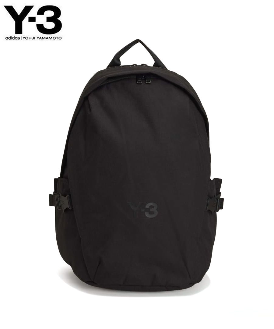Y-3 ワイスリー メンズ BACKPACK ブラック JW6215 バッグ リュック バックパック 鞄 かばん カバン ジップ ファスナー 通勤 通学 ストリート ナイロン Y-3ロゴ adidas yohji yamamoto ヨウジヤマモト｜STYLISE（スタイライズ）