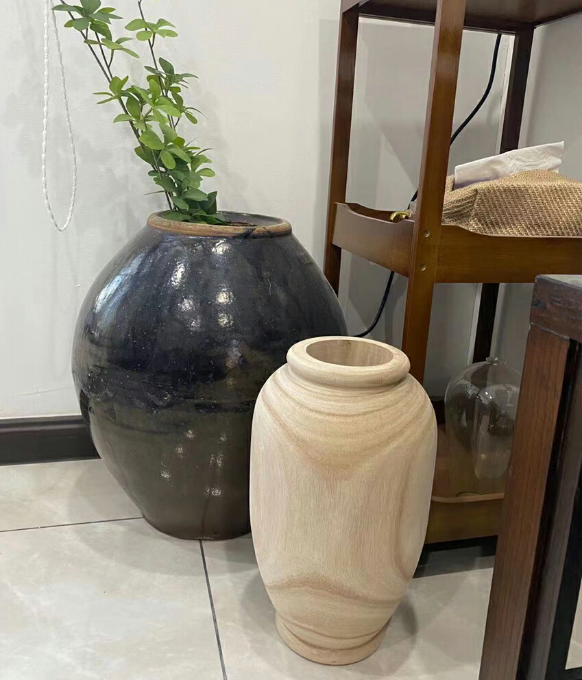 フラワーベース 花瓶 韓国インテリア 韓国雑貨 北欧 北欧インテリア ナチュラル ウッド フラワーベース ドライ専用 花瓶 おしゃれ Mydrap Com