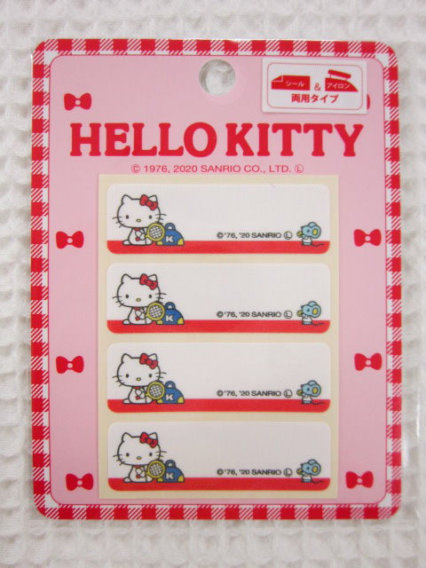 楽天市場 サンリオキャラクター Sanrio Character シール アイロン両用ネームラベル入園入学 キティ Sanrio Kitty シール アイロン接着 名前 なまえ アットホビー スタイリストゴトウ