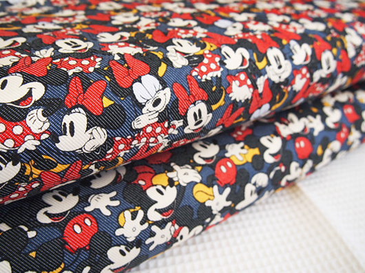 楽天市場 Tcツイルキャラクター生地 ミッキー柄とミニー柄 生地 布 少し厚手の生地 ディズニー Desny Mickey Mouse Minnie Mouse ミッキーマウス ミニーマウス 男の子 女の子 入園入学 18 アットホビー スタイリストゴトウ