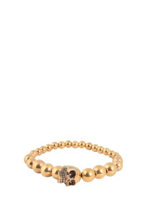 アレキサンダー・マックイーン ALEXANDER McQUEEN 「SKULL」ブレスレット メンズ 554504_J160G0448
